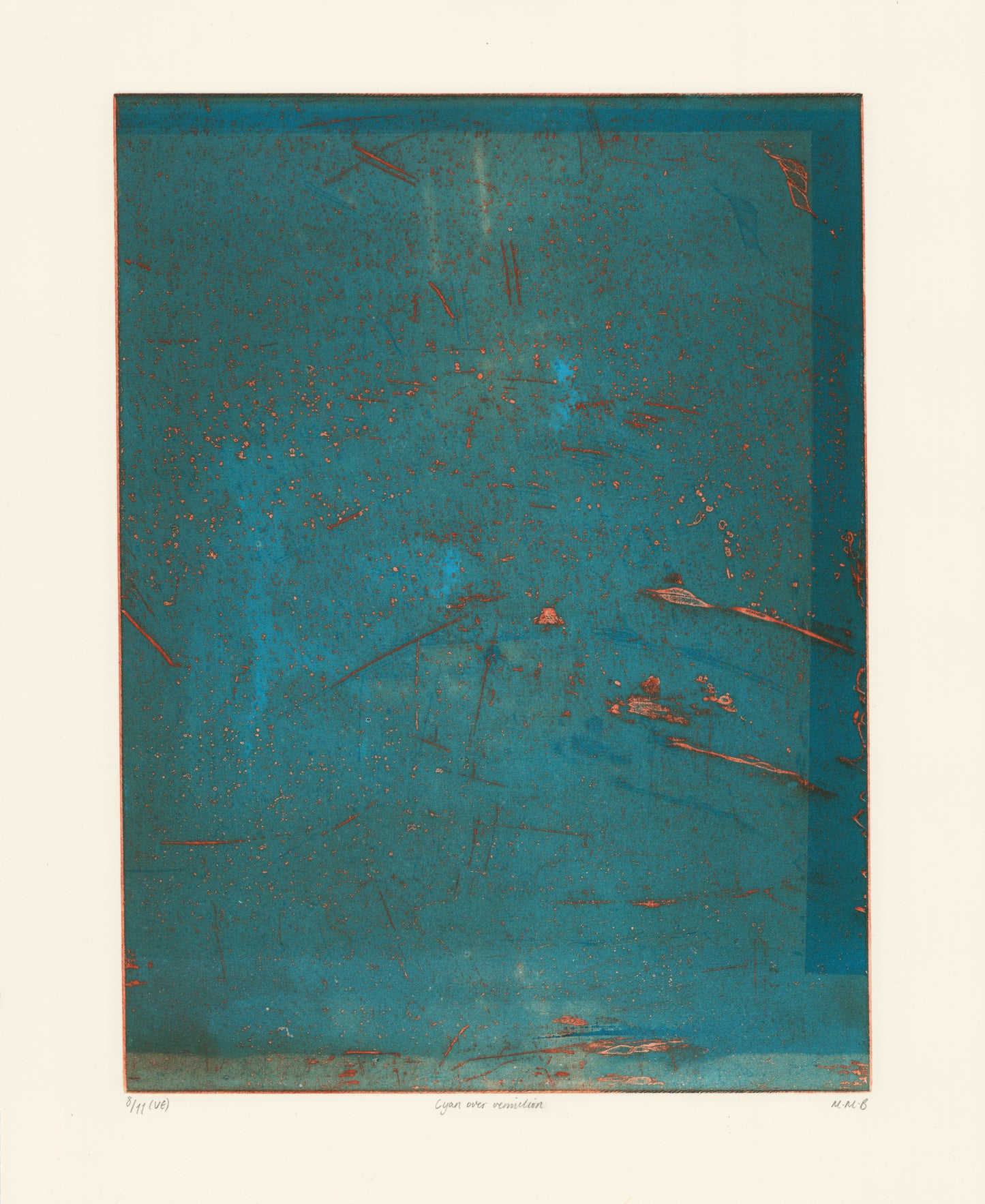 Cyan Over Vermilion