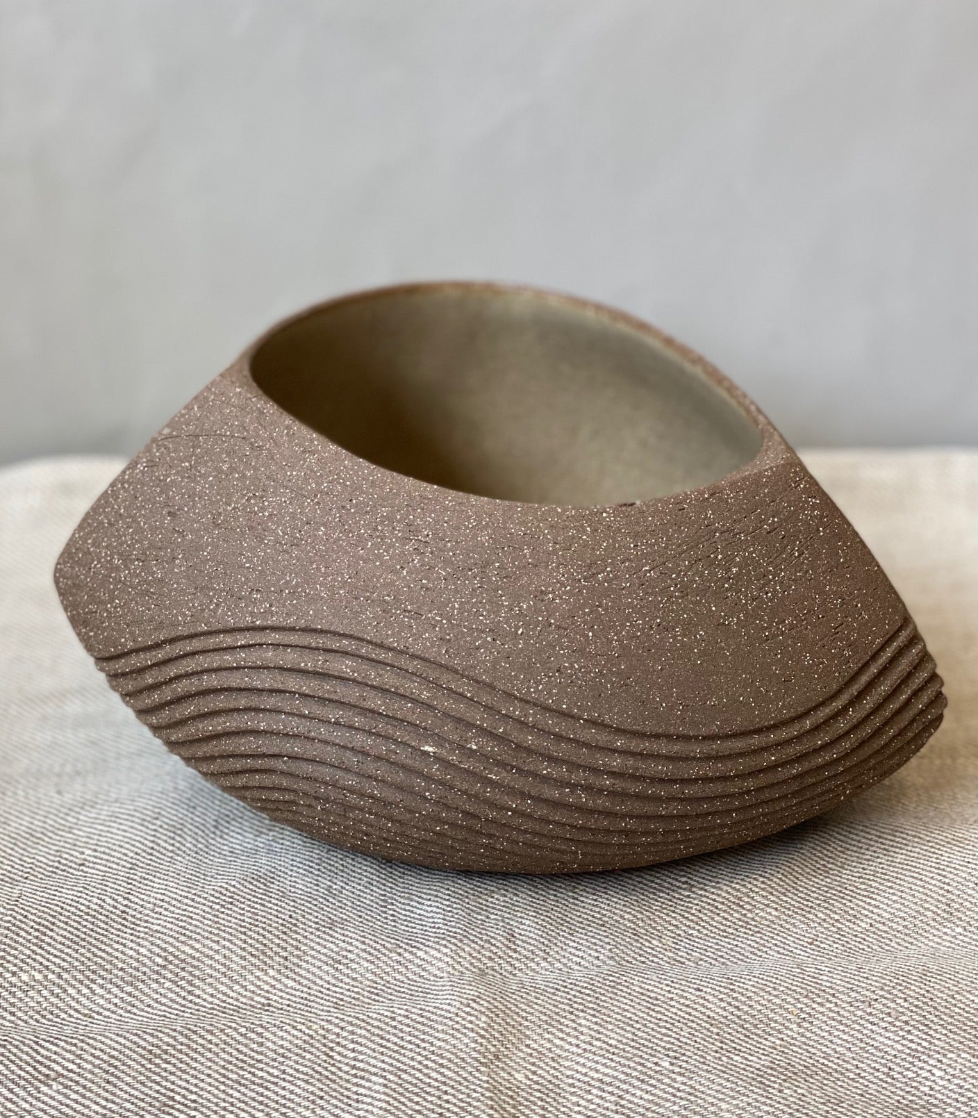 Landlines Bowl (large charcoal)