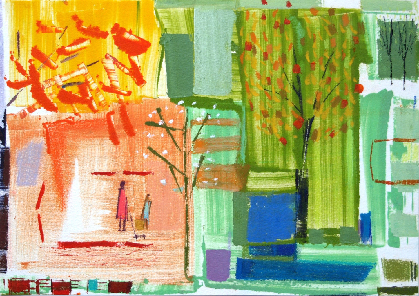 In and out of the park