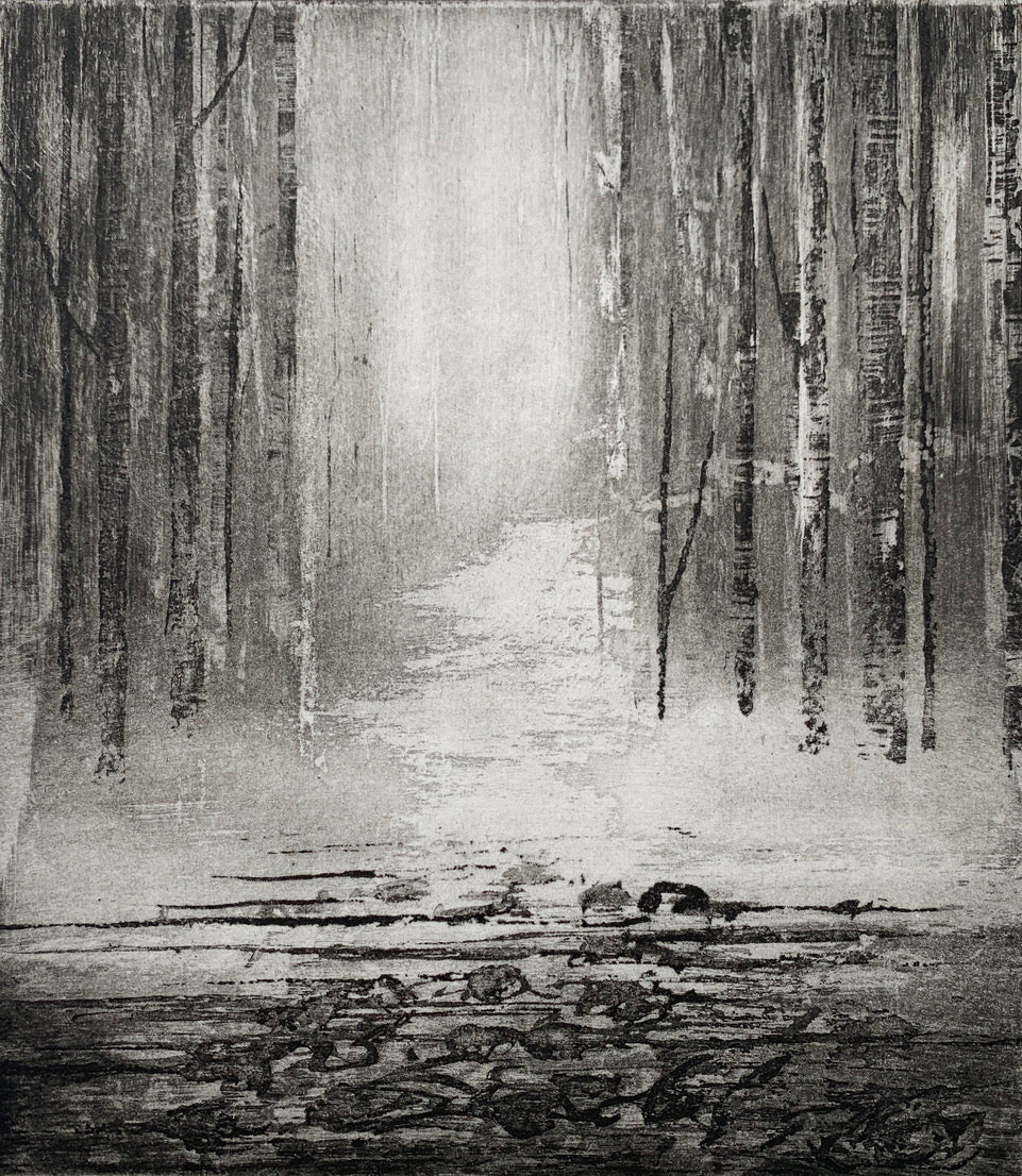 (The Angel) who rolls away the darkness before the light (after Dillard)