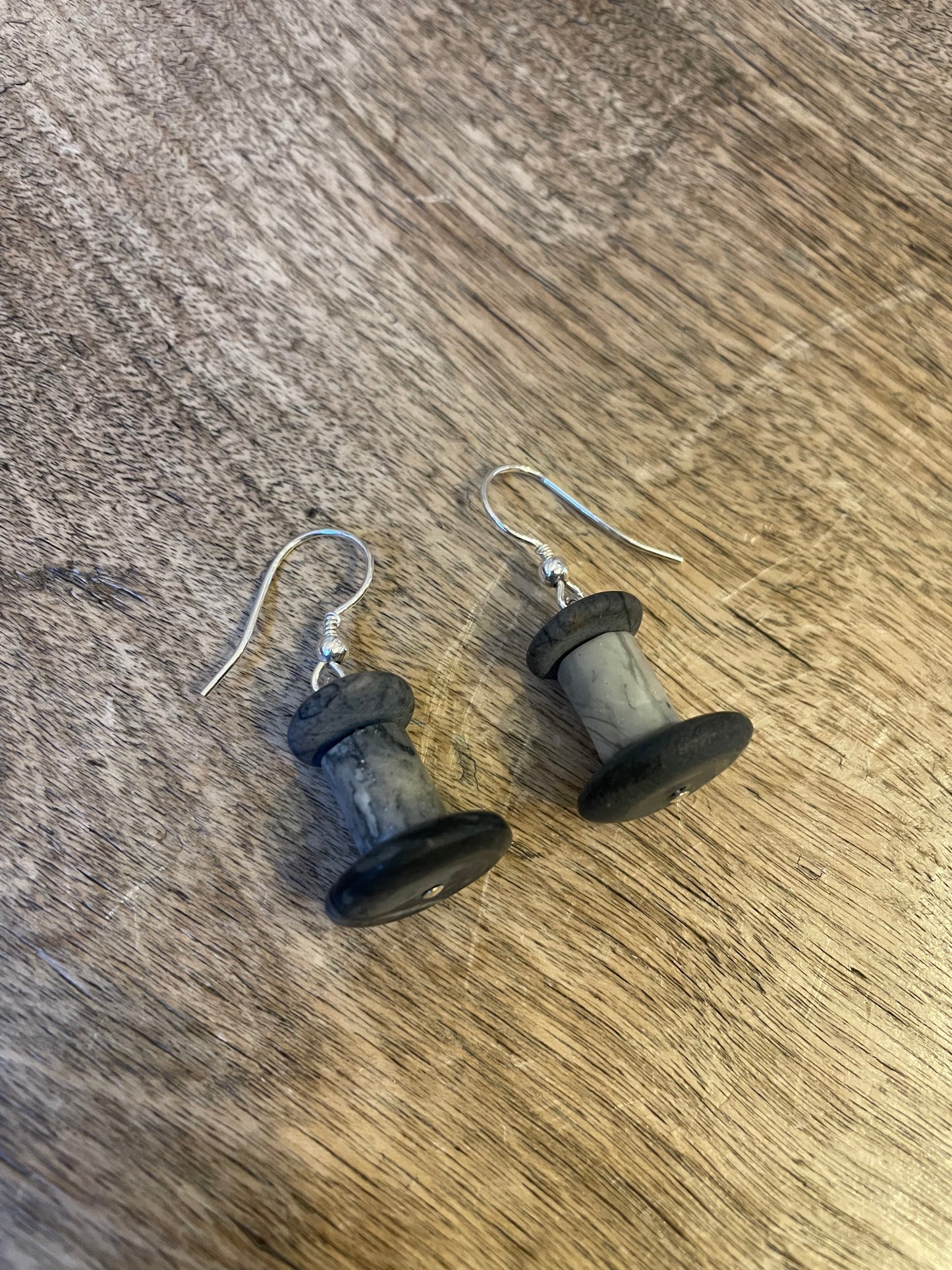 Earrings Picasso Jasper