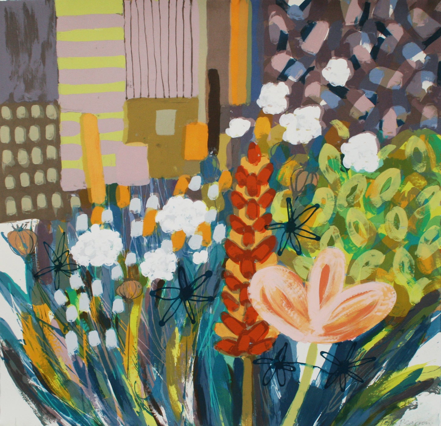 Copper Seedhead Garden