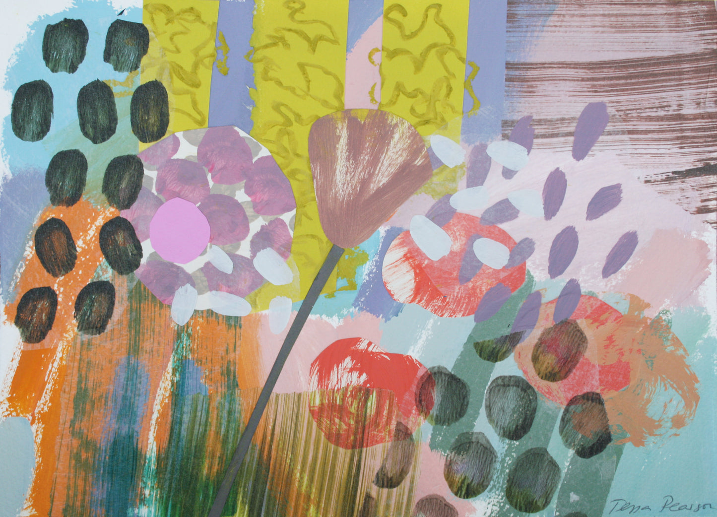 Green Gold Prairie Stripe