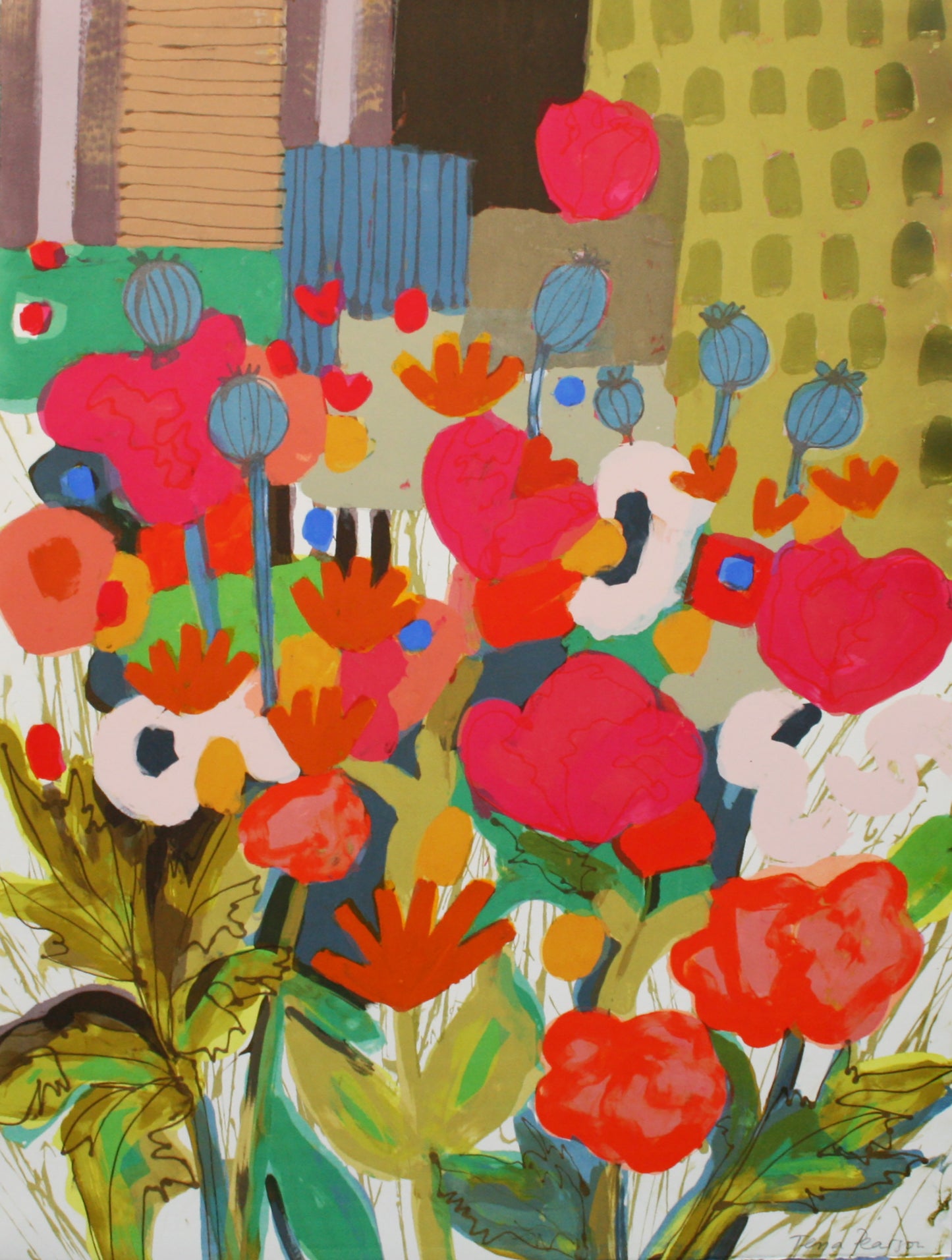 Pink Poppies at Coombe