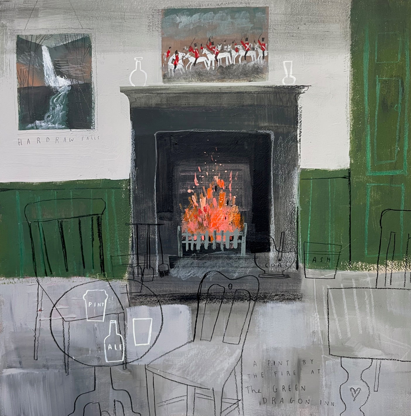 The Green Dragon. Hardraw