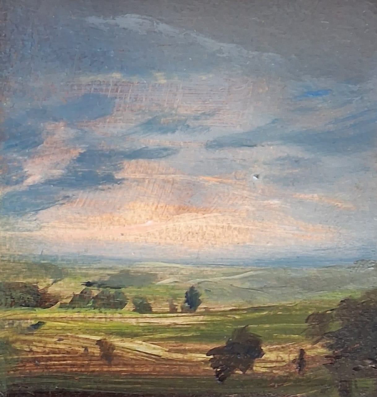 View into warm light
