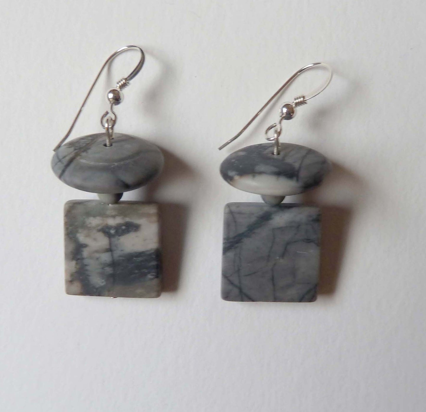 Picasso jasper earrings