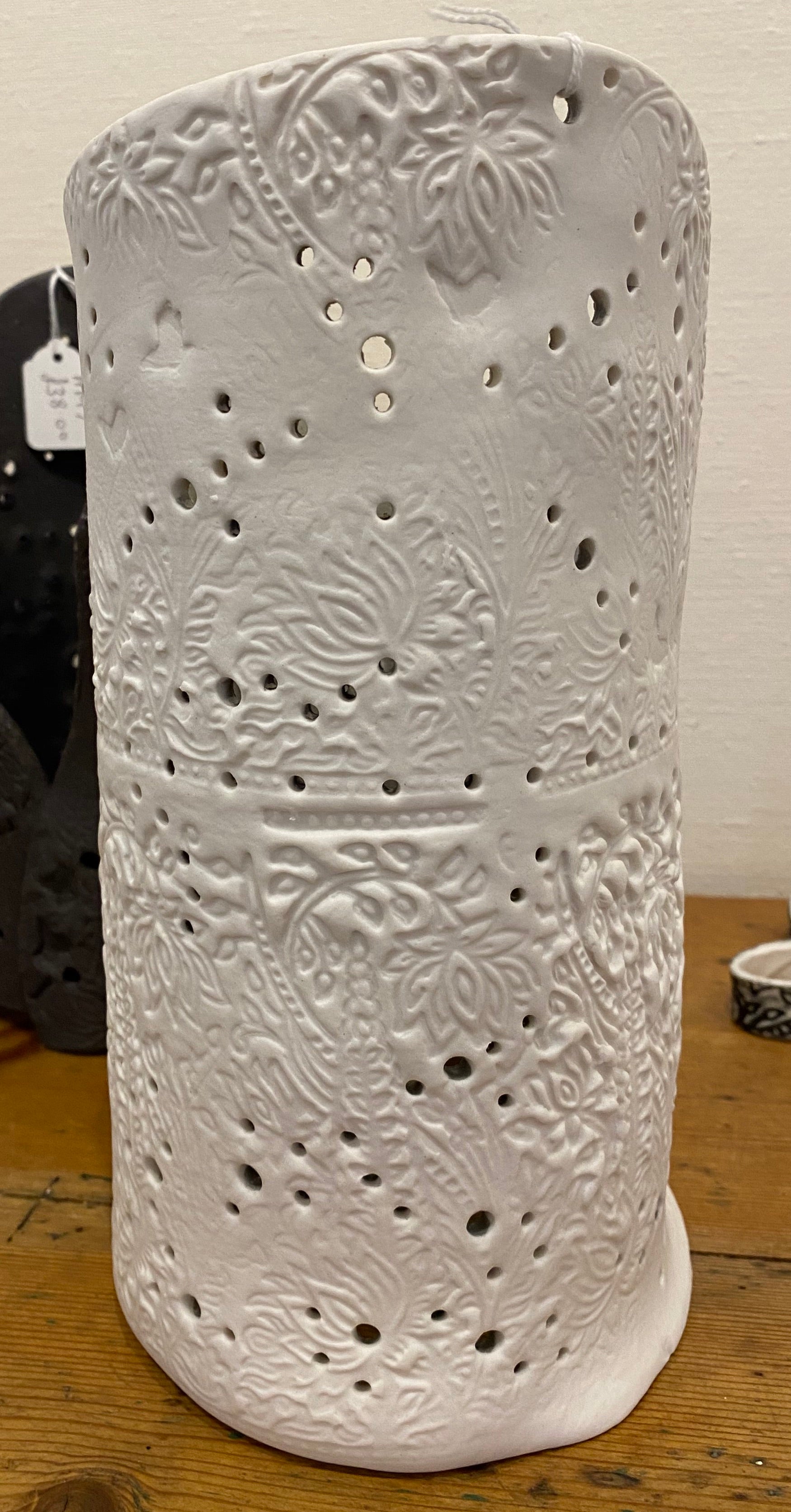Large Ceramic Candle Wrap by Anna Martola