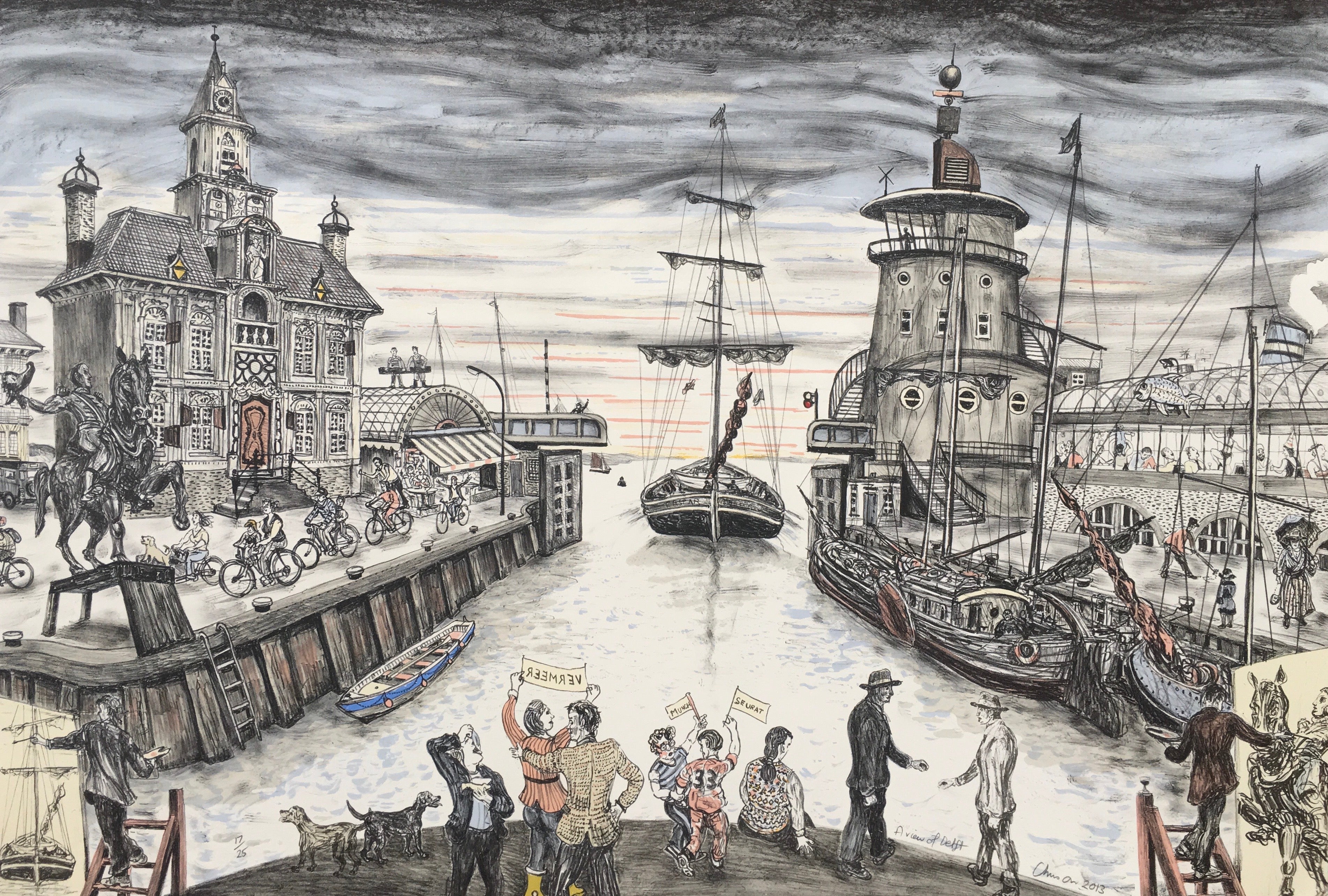 Chris Orr RA, A View Of Delft