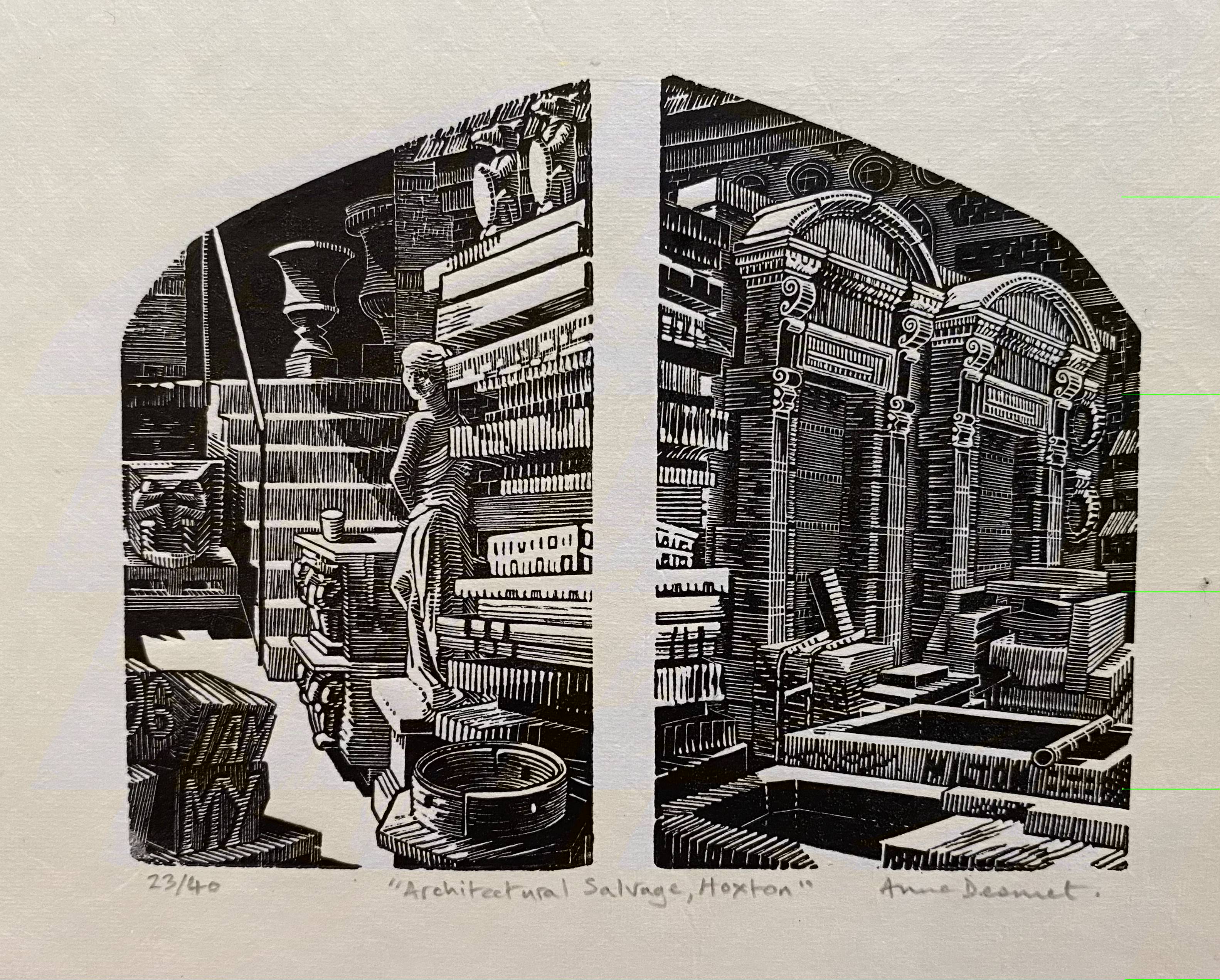 Anne Desmet RA, Architectural Salvage, Hoxton