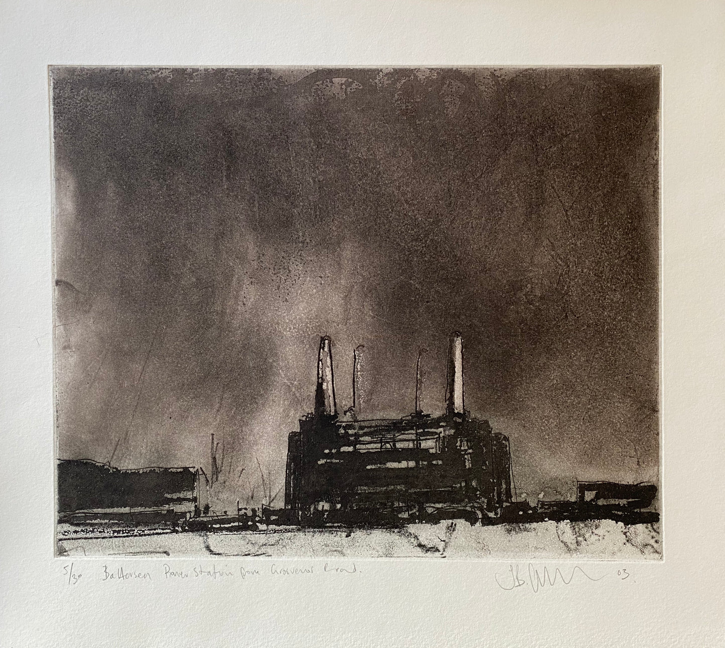 Battersea Power Station From Grosvenor Road