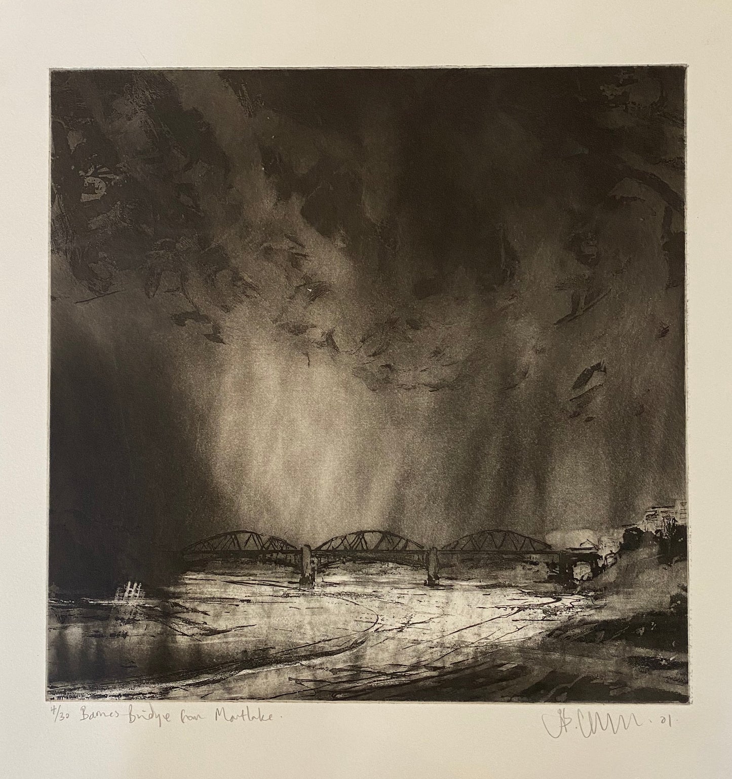 Barnes Bridge From Mortlake