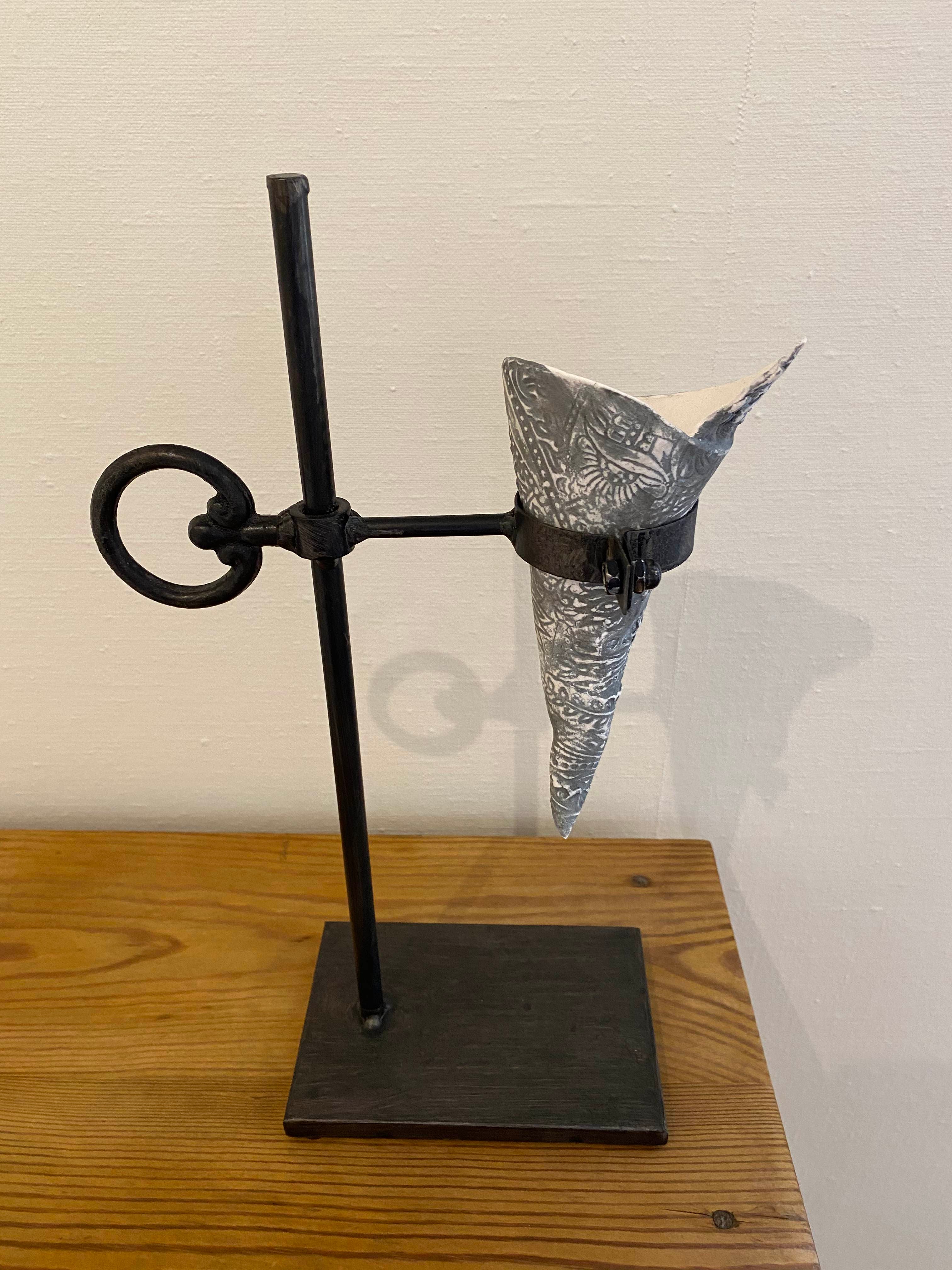 Anna Martola, Botanical Conical Stand: Dark Blue