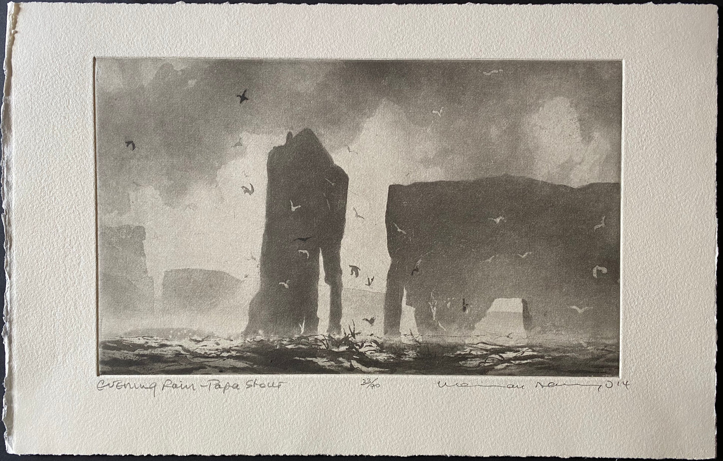 Evening Rain, Papa Stour