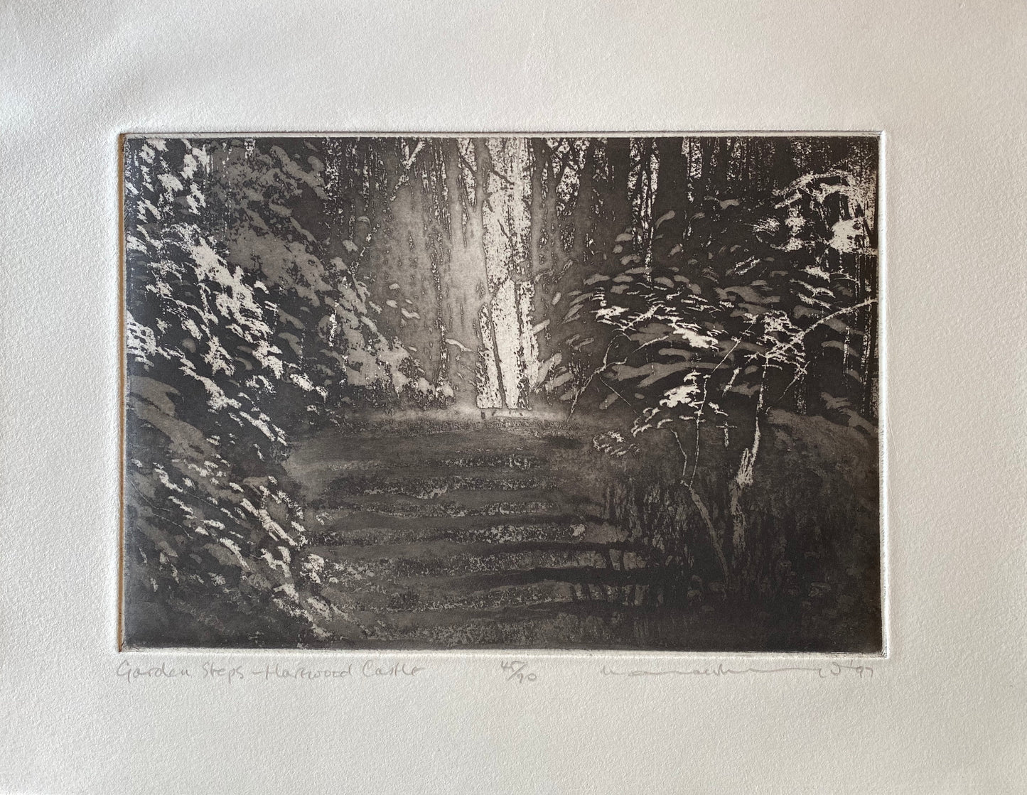 Garden Steps Harewood Castle