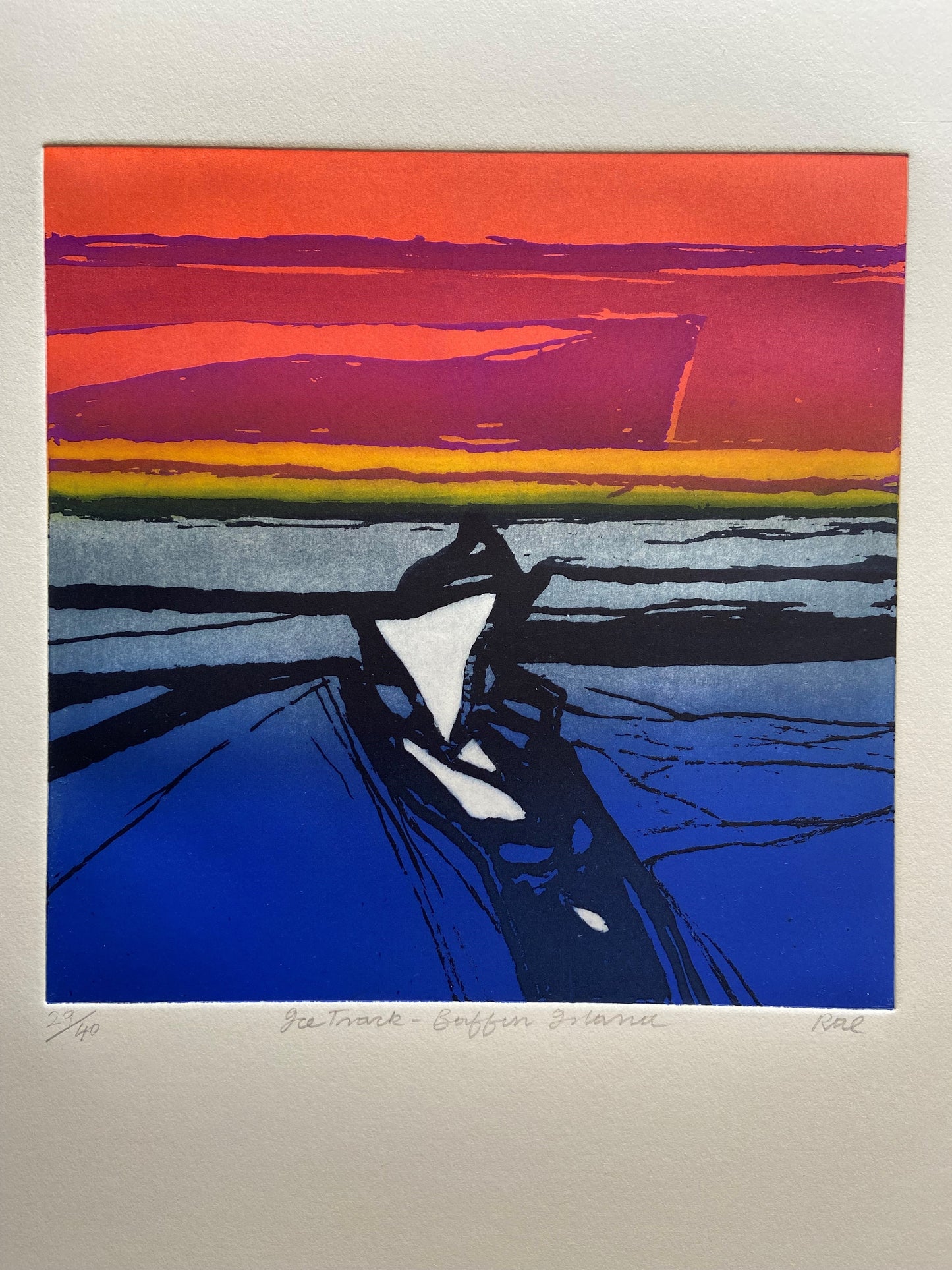 Ice Track Baffin Island