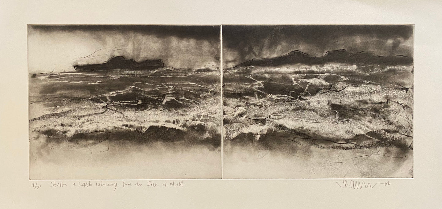 Staffa And Little Colonsay From The Isle Of Mull