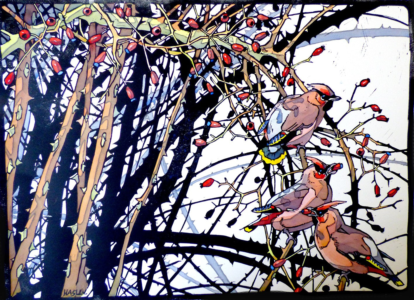 Waxwings