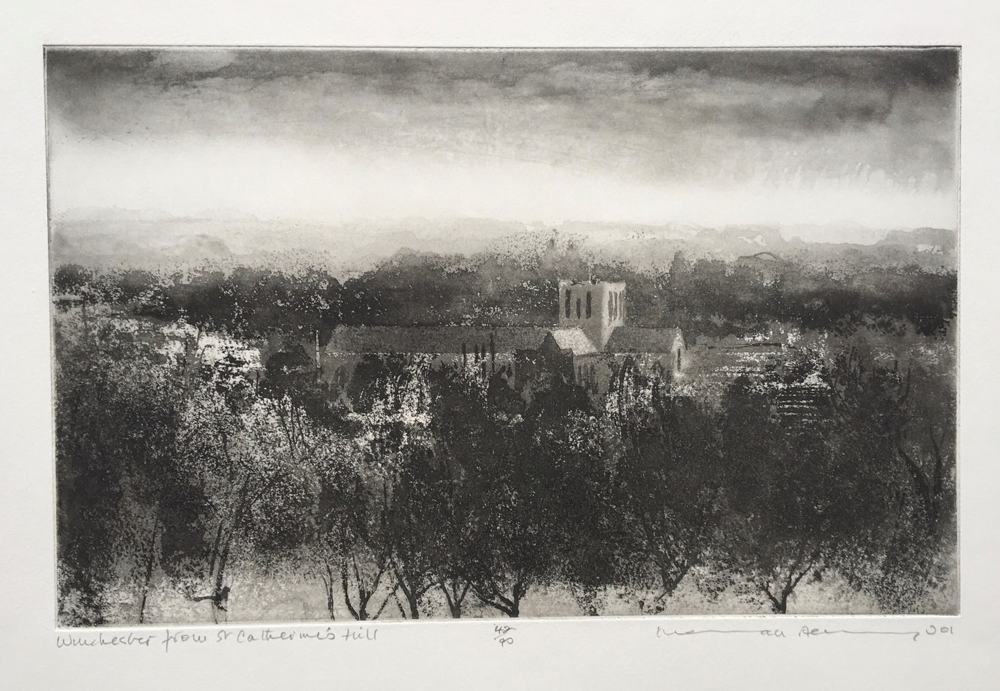 Winchester from St Catherines Hill