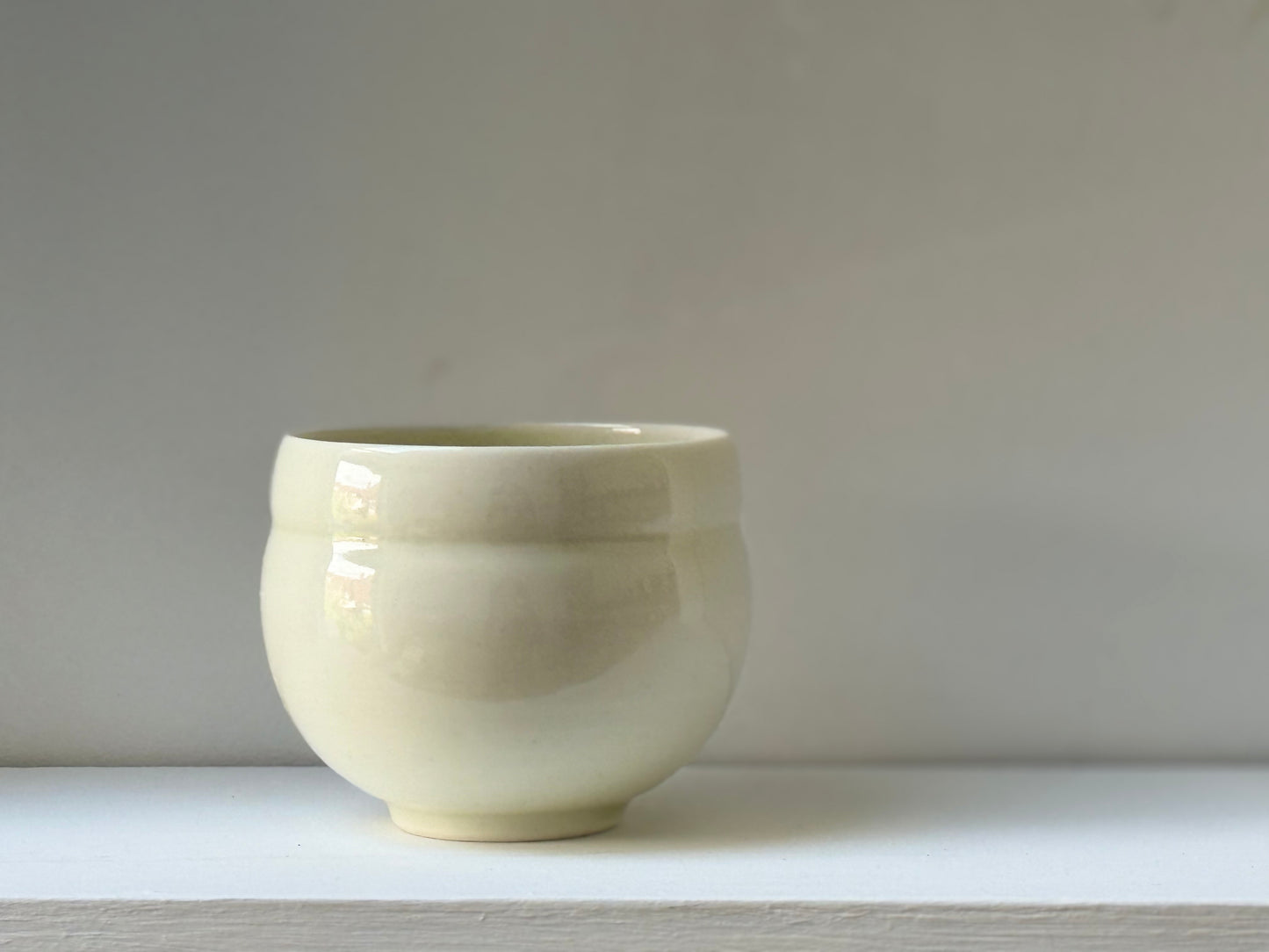 Porcelain Tea Bowl Medium Cream