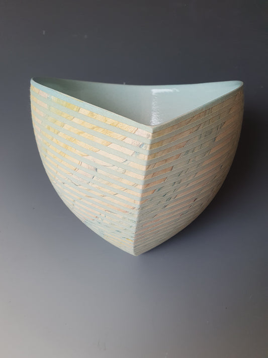 Sloping Bowl - blue