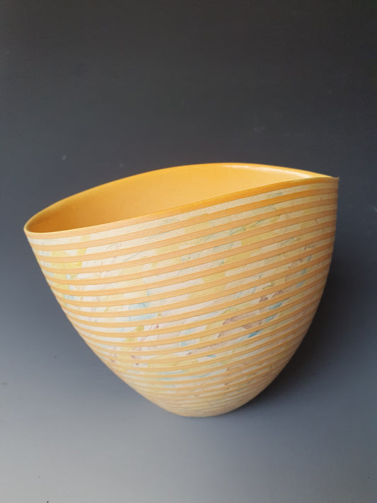 Sloping Bowl - orange
