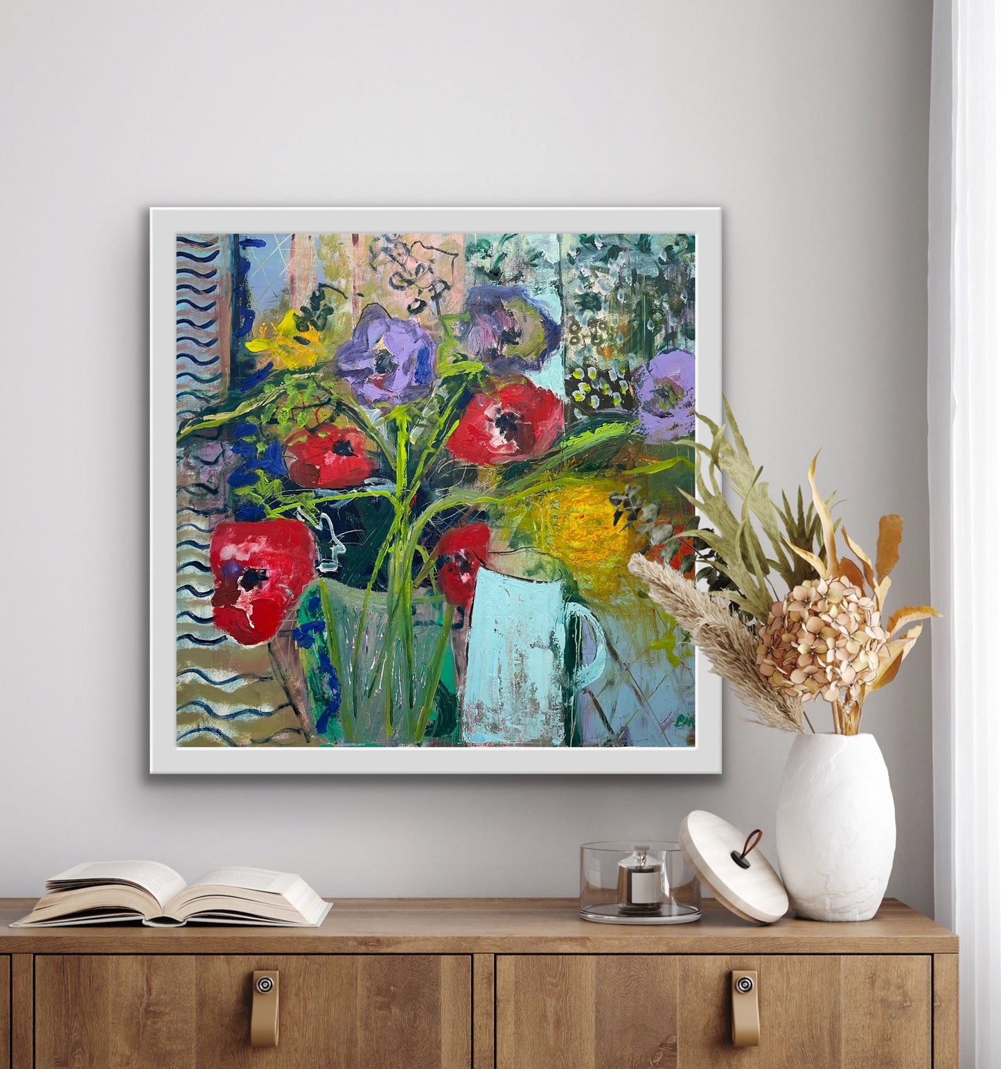 Anemones with a Blue Jug