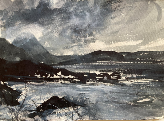 Ard-Dhubh, looking across the Minch to Skye and Raasay