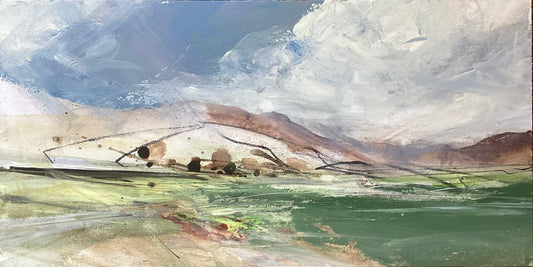 Early in the year, clouds over Boss Moor