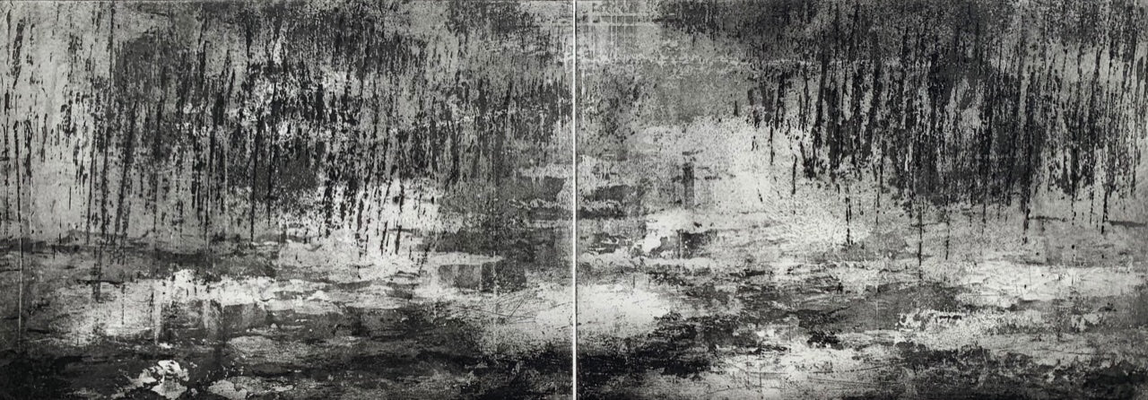Estuary Waters: field study - diptych