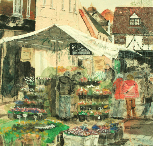 Flower stall, York market