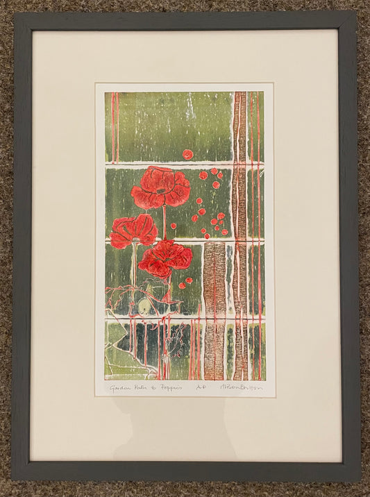 Garden Path and Poppies