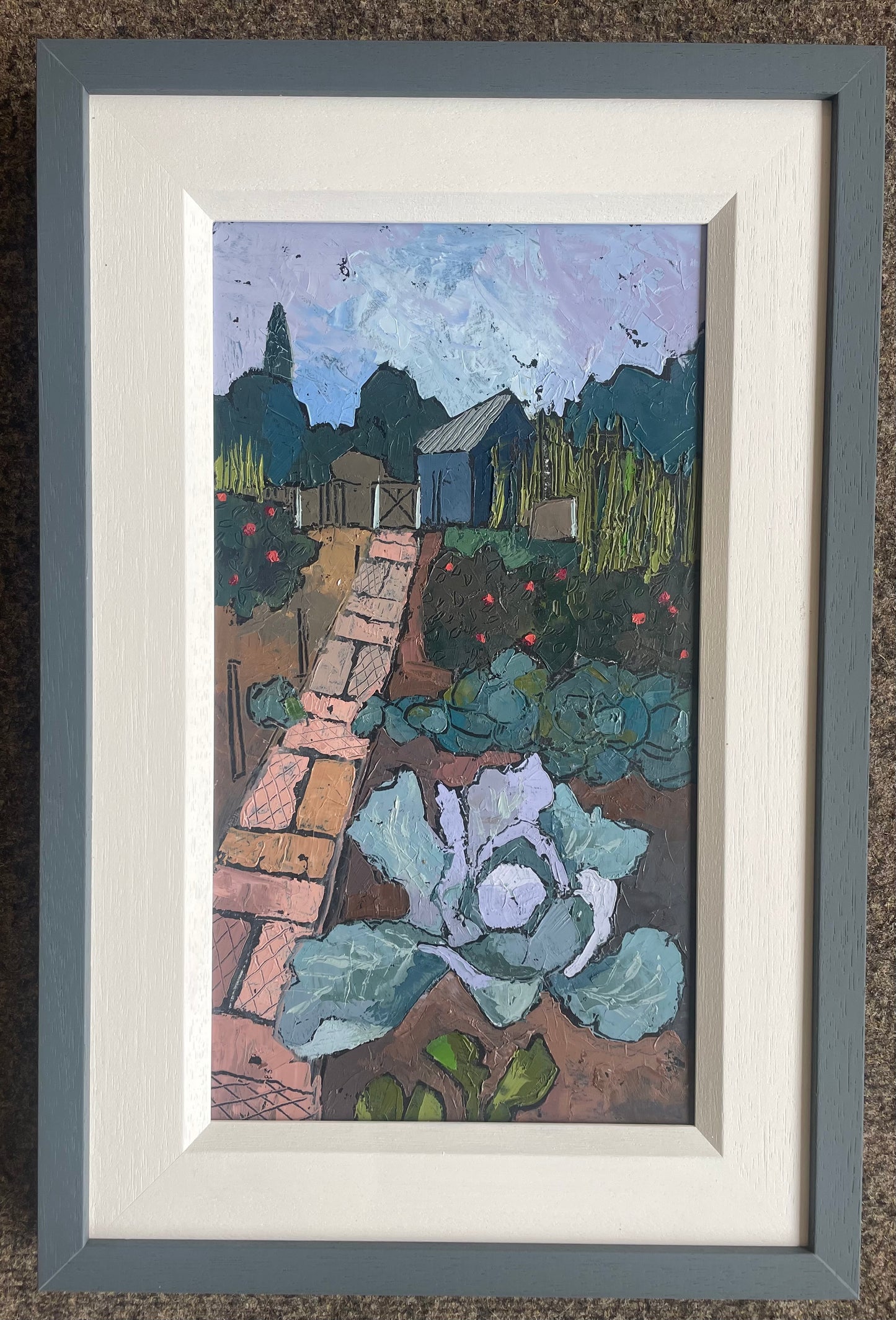 Allotment + Large Cabbage