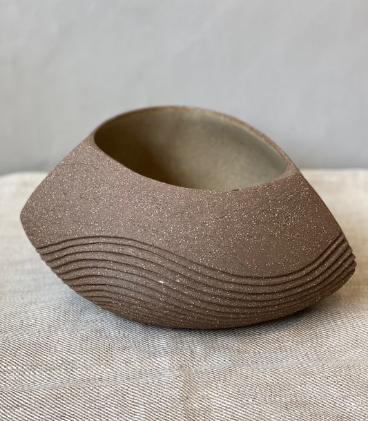 Landlines Bowl (large charcoal)