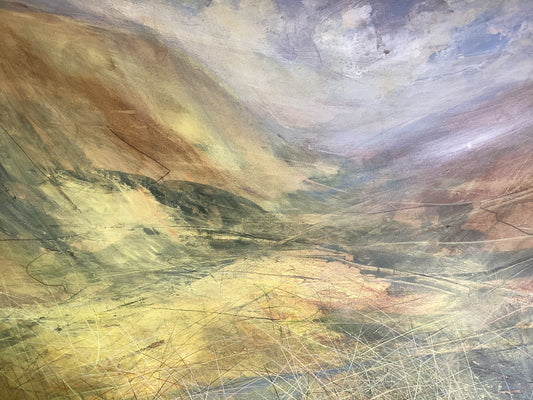 Littondale Summer fields and fells above Halton Gill