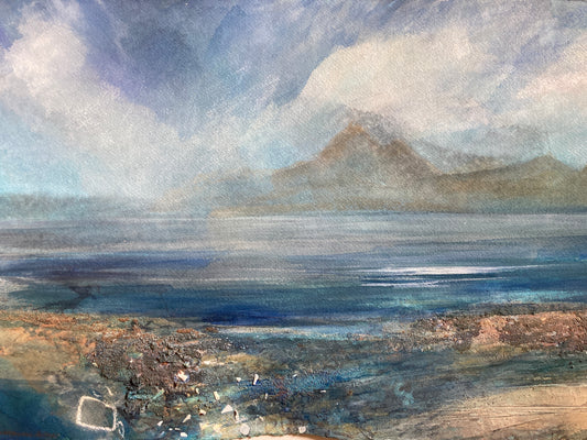 On Applecross shore, outgoing tide