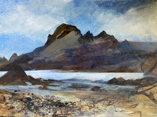 On Ord shore Skye, looking towards the Cullins