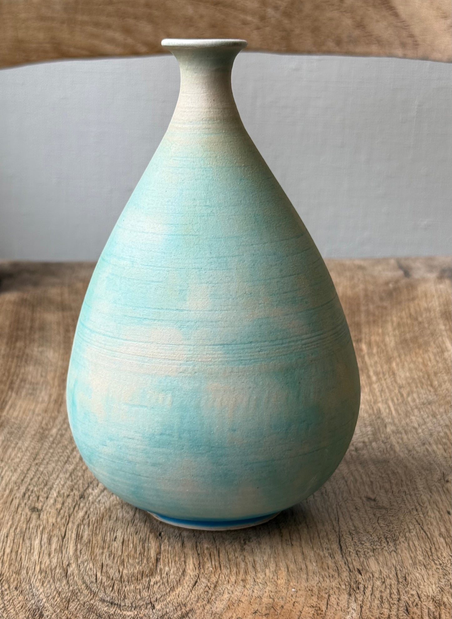Blue sky vase