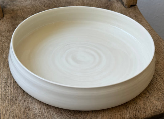 Porcelain Wide Shallow Dish