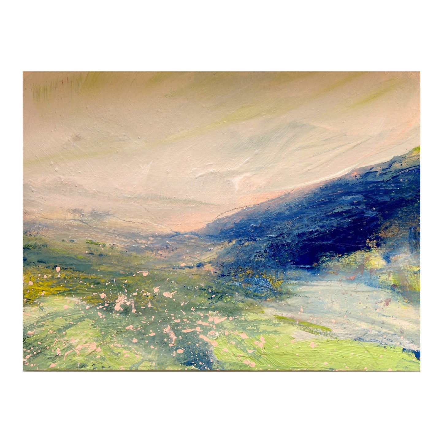 The misty moors in winter
