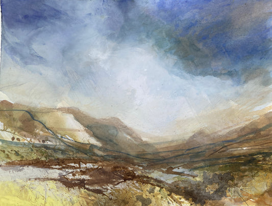 Winter light, on Boss Moor