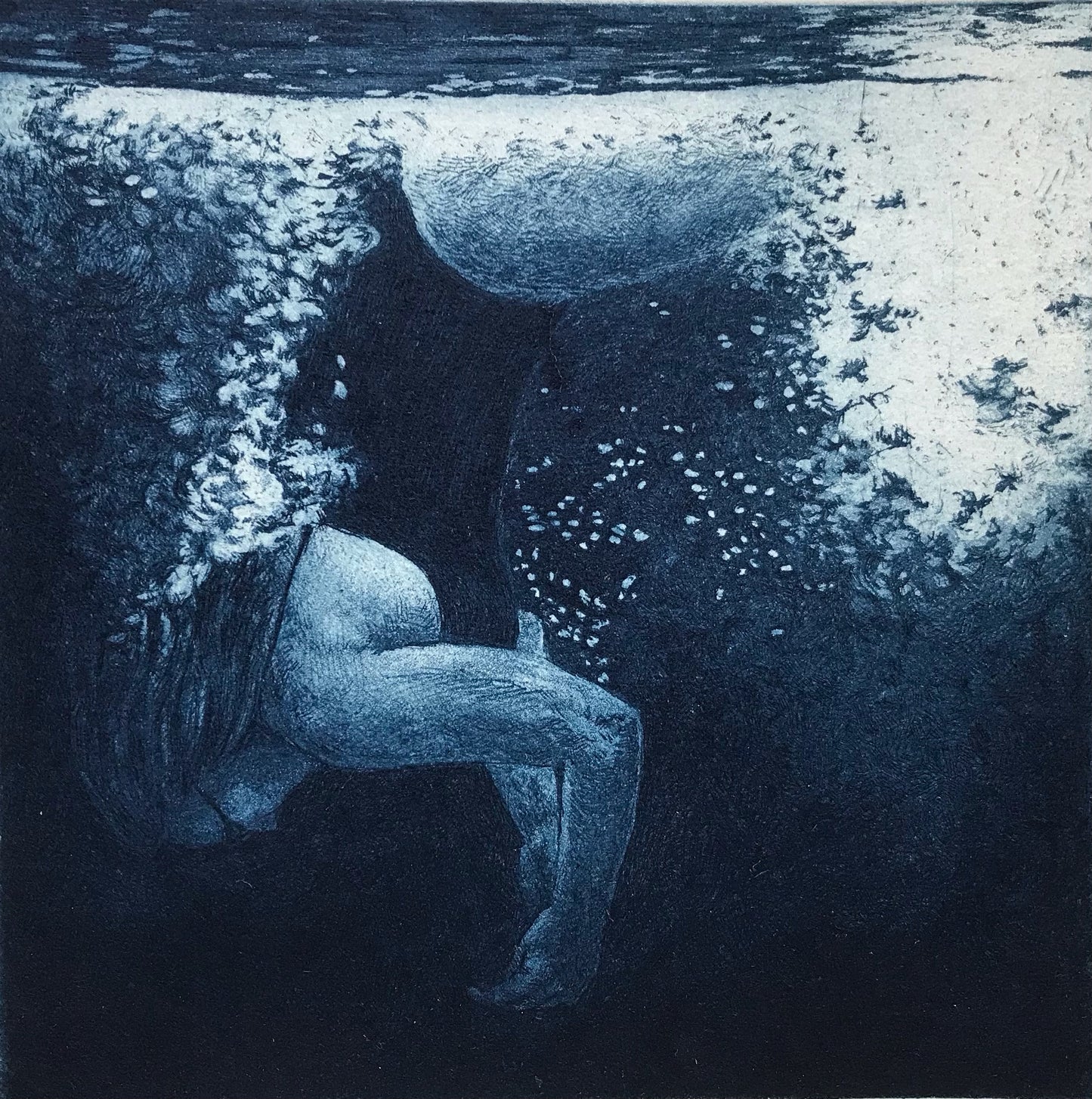 Anna underwater