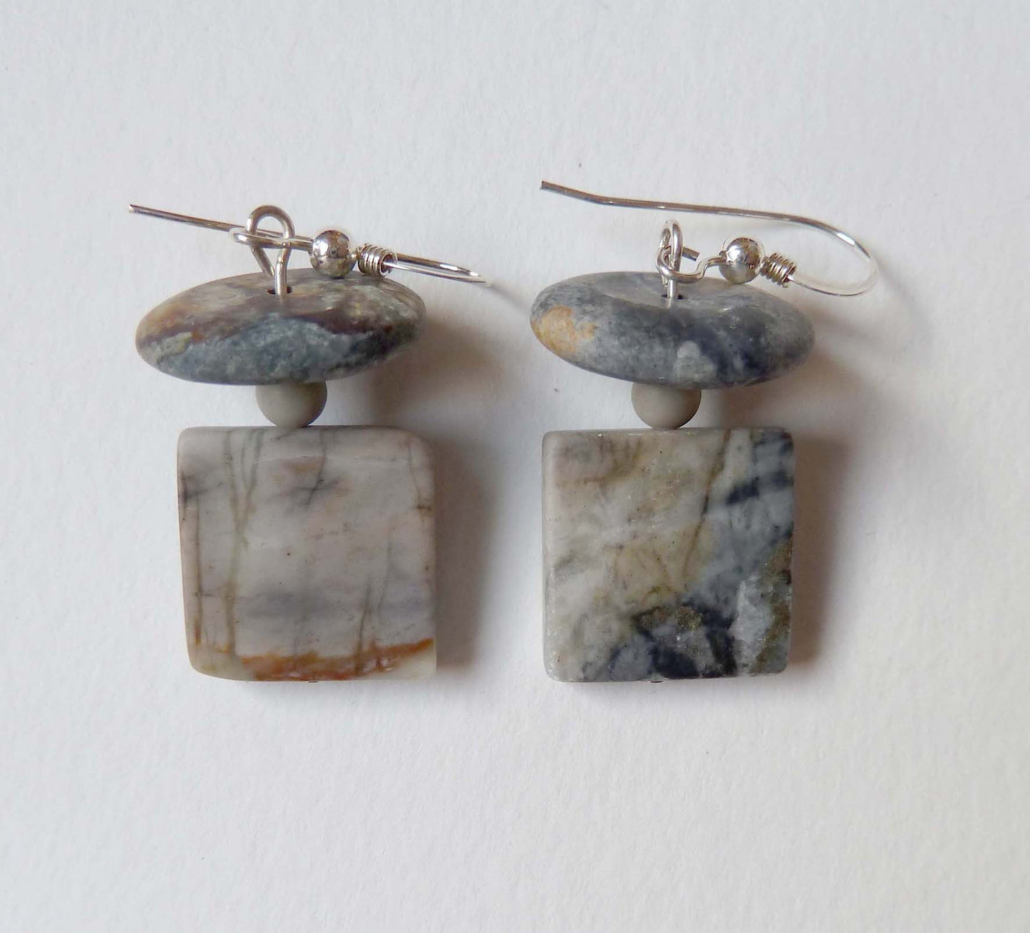 Picasso Jasper earrings
