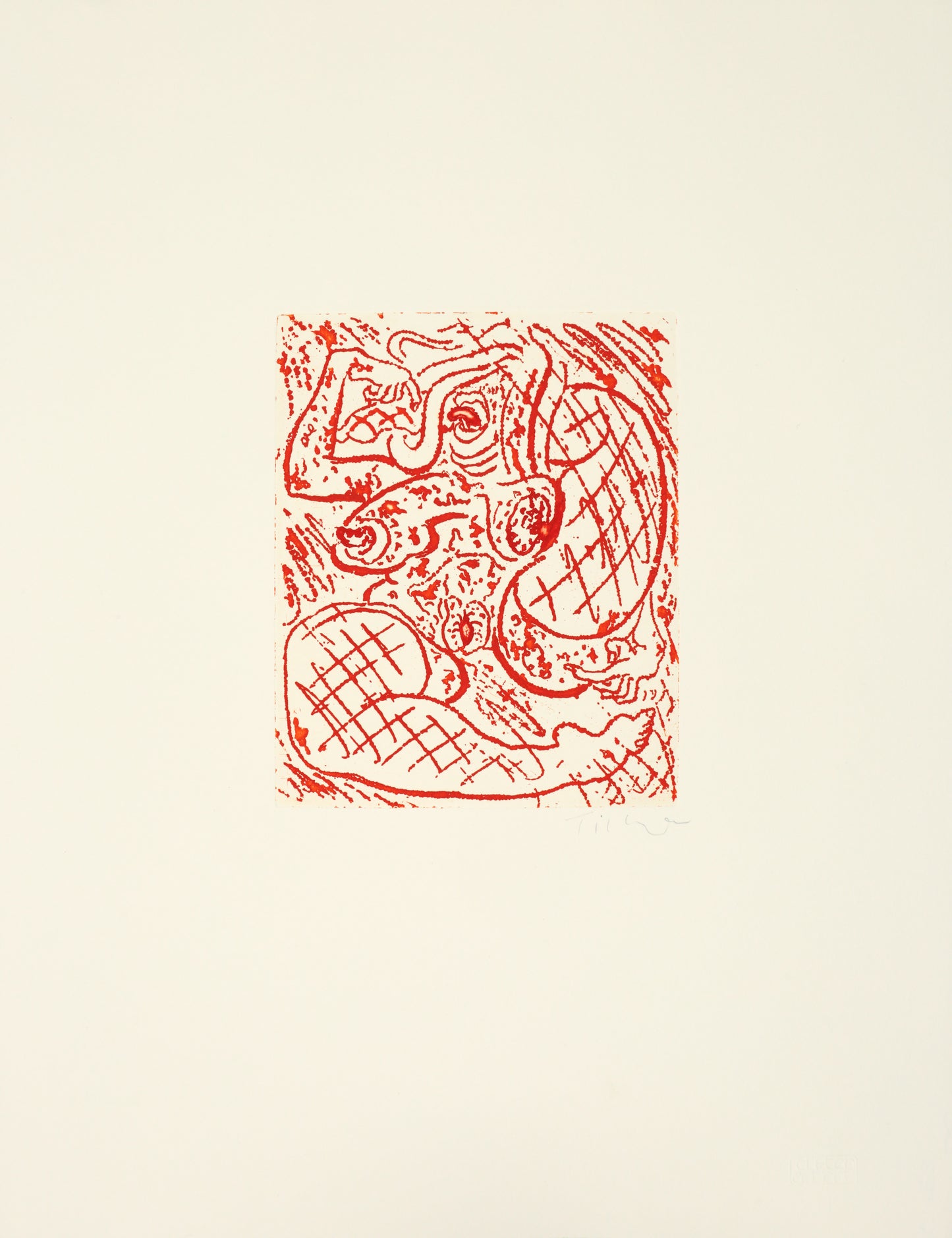 'he saw the wild Nidularium blossoming  between her wide-open thighs, its swordblades  gaping to reveal the bloody interior.'