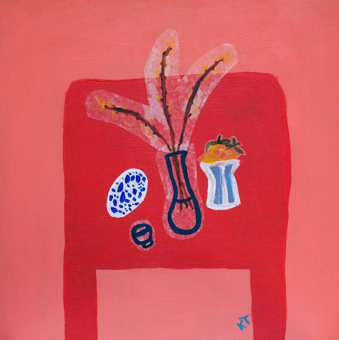 Table of Blue + White