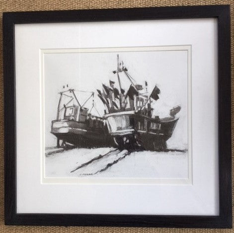 Beached Fishing Boats