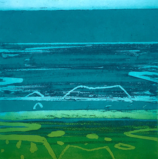 Dark Ice Floes