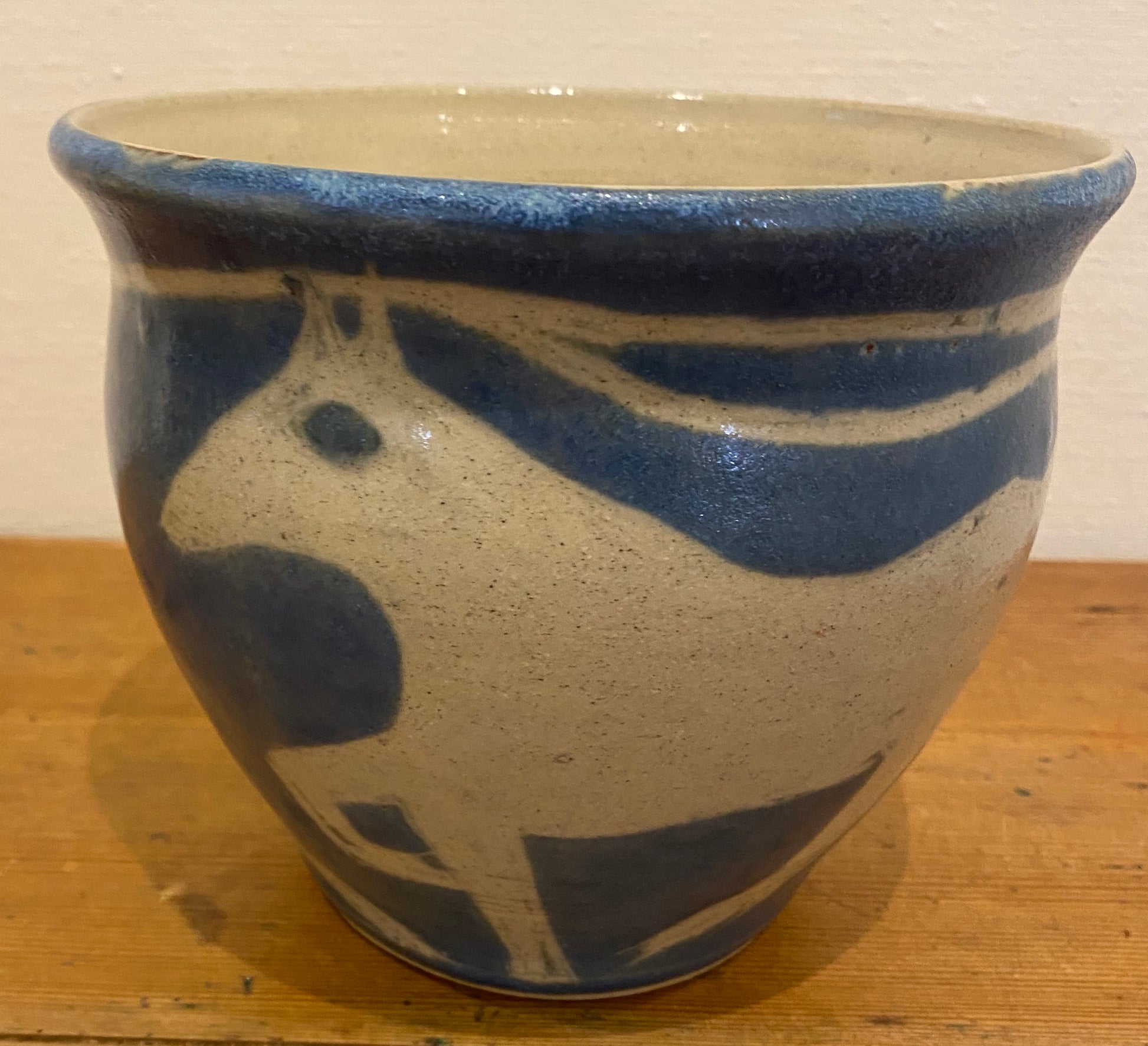 White Horse Vase Bowl