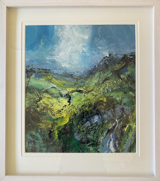 Path, Hills And Sky