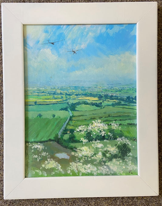 Taking off from Sutton Bank